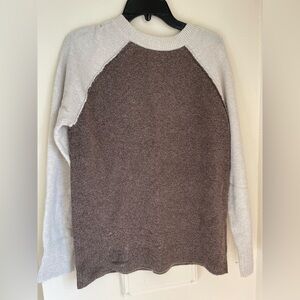 Sonoma brown and beige light weight Knit Sweater